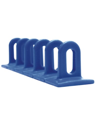 Set Of 3 Blue Flat Plastic Multipads Size 6X36X156Mm